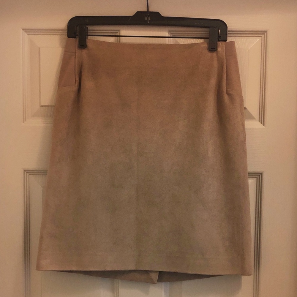 BCBGMaxAzria Faux Suede Skirt - Picture 2 of 8